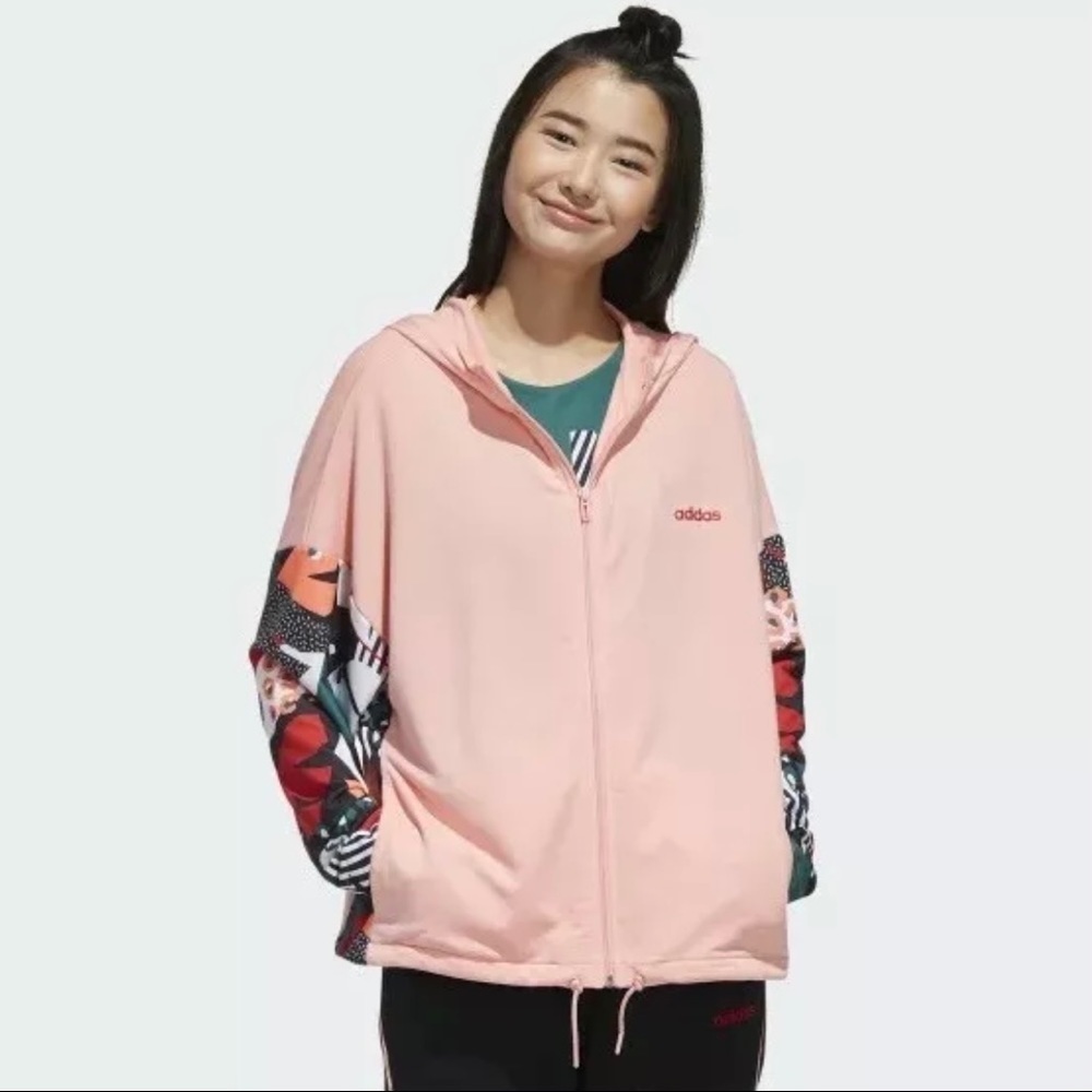 Adidas Farm Rio Essentials Hoodie Jacket Size M